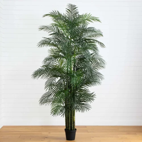 10-ft UV Resistant Artificial Areca Palm Tree (Indoor/Outdoor)