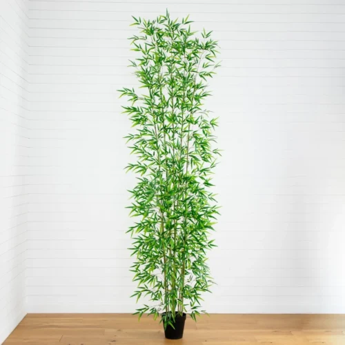 11-ft Artificial Bamboo Tree With Bendable Branches | Japanese-Inspired Decor