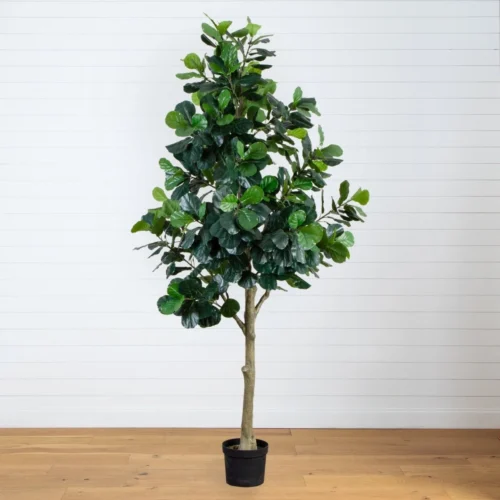 13-ft Faux Fiddle Leaf Fig Tree | Lifelike Indoor Tree