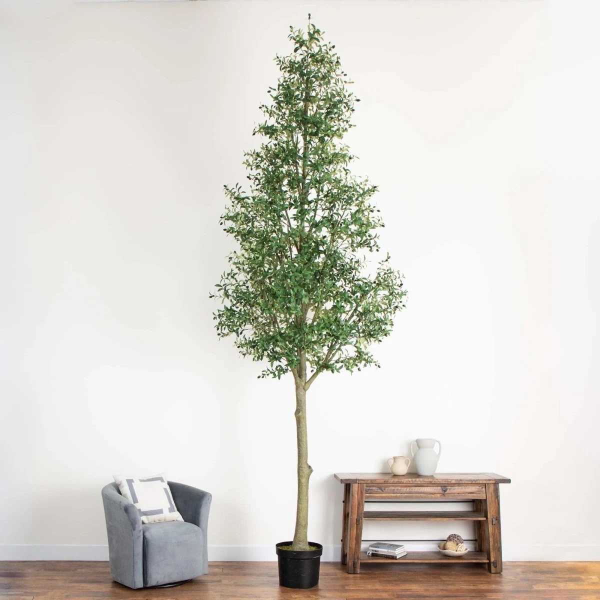 13-ft Giant Artificial Olive Tree - Image 3