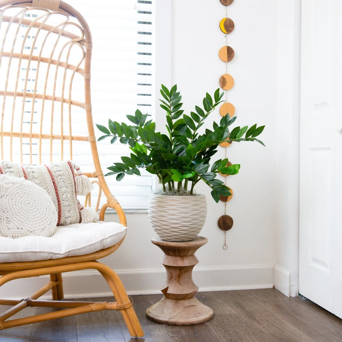28-in Artificial ZZ Plant | Faux Zamioculcas For Effortless Indoor Greenery - Image 3