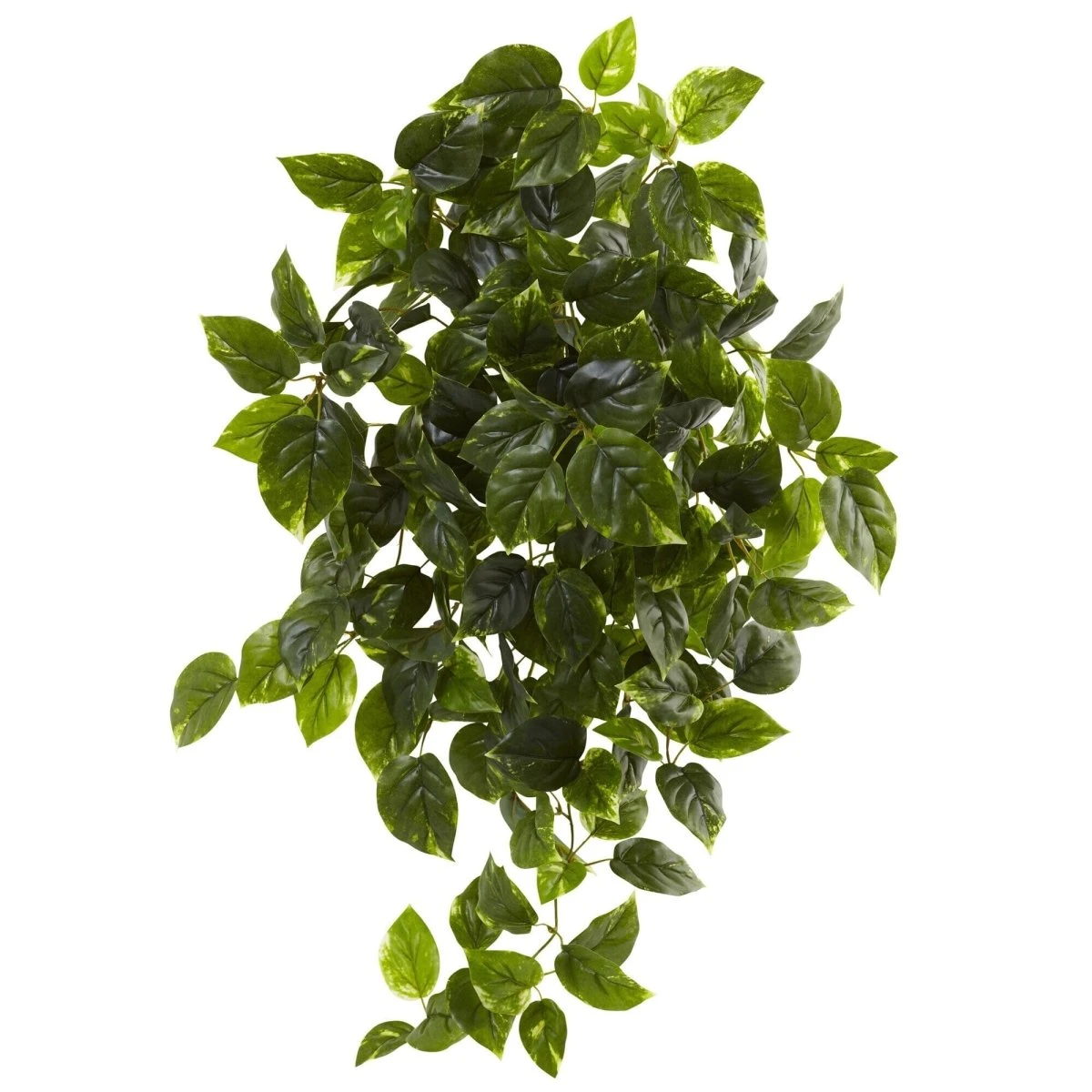 36-in UV Resistant Artificial Pothos Hanging Plant – Set Of 2 | Indoor/Outdoor Faux Greenery - Image 2