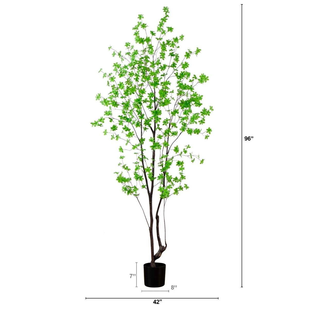 8-ft Artificial Minimalist Enkianthus Tree - Image 5