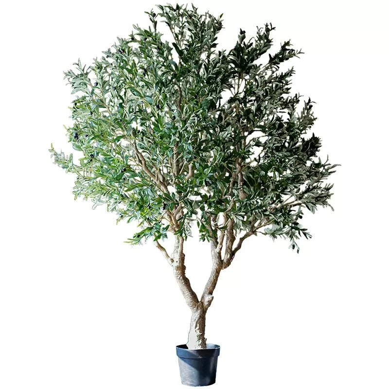 90″ Extra Large Artificial Olive Tree – Realistic Faux Décor - Image 5