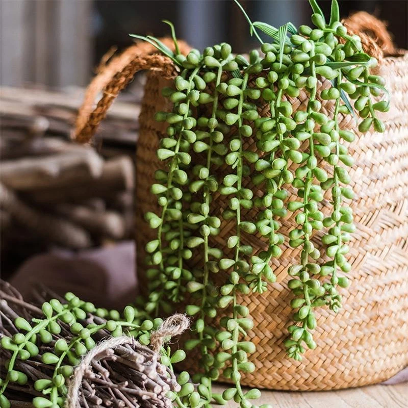 Artificial Hanging Succulent β 28" Teardrop (Real-Touch Finish) - Image 3