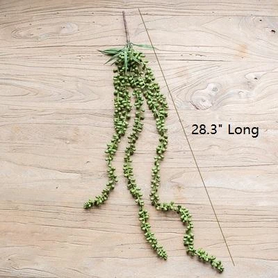 Artificial Hanging Succulent β 28" Teardrop (Real-Touch Finish) - Image 5