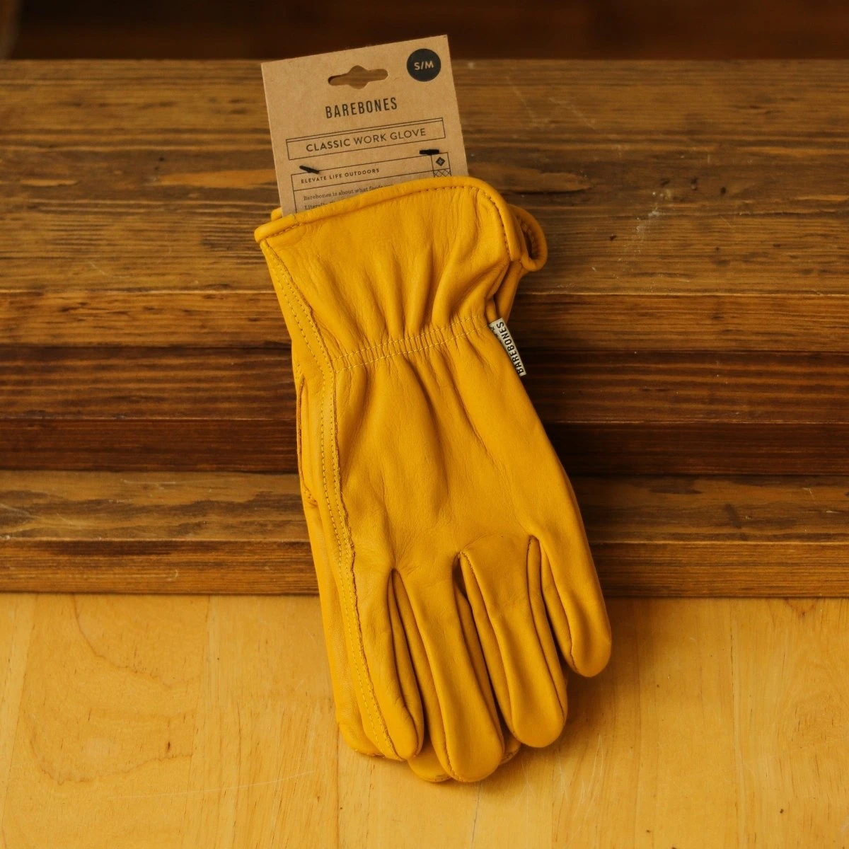 Barebones Classic Work & Gardening Glove: Mustard - Image 11