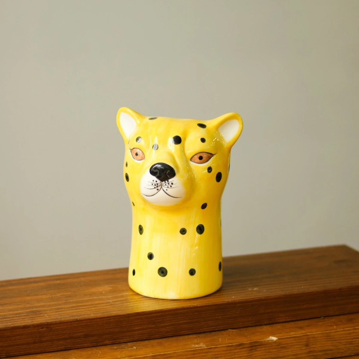 Decorative Ceramic Leopard Vase
