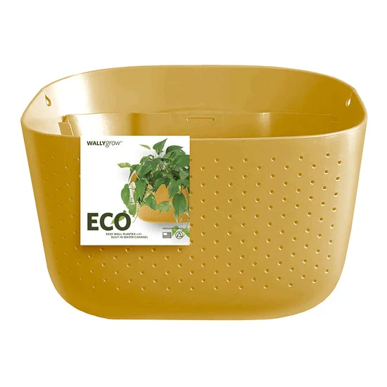 Eco Wall Planter By WallyGrow – Easy Vertical Garden For Indoors (Mustard) - Image 2