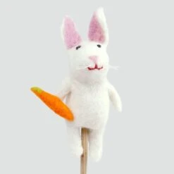 Finger Puppets - White Bunny