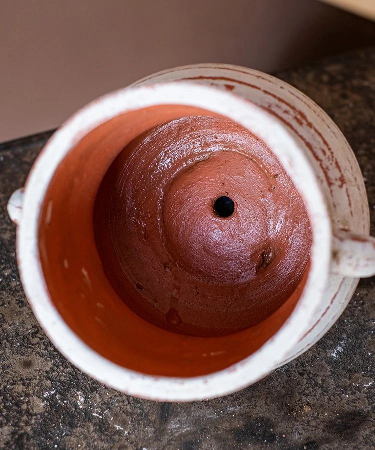 Handmade Terracotta Planter Vase With Handles - Image 12