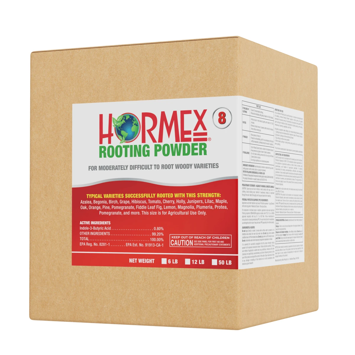 Hormex Rooting Powder #8 – 0.80% IBA Cloning Hormone For Semi-Hardwood Houseplants & Tree Cuttings - Image 5