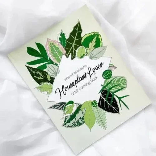 Houseplant Lover Coloring Book | 50 Pages Of Botanical Bliss