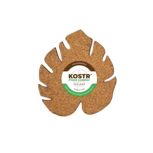 Kostr™ Double‑Sided Leaf‑Shaped Plant Coasters | Eco‑Friendly Home Decor