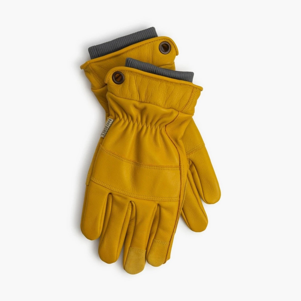 Barebones Kunar Glove: Premium All-Purpose Work Glove: Natural/Yellow - Image 4