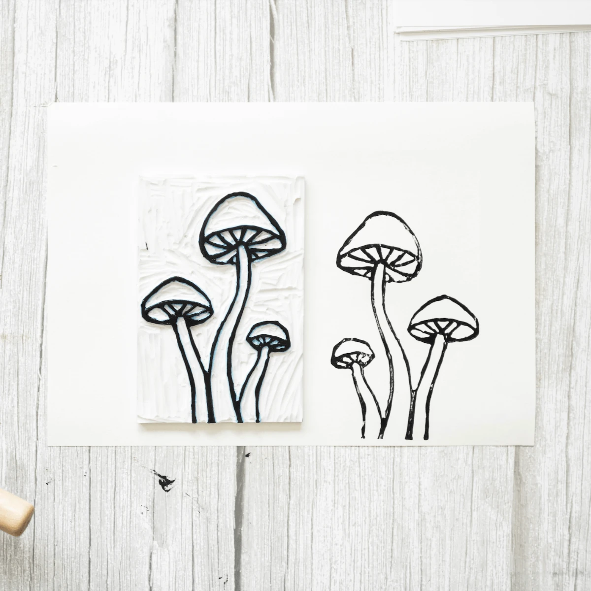 Linocut Printmaking Kit β Complete DIY Carving & Printing Set - Image 2