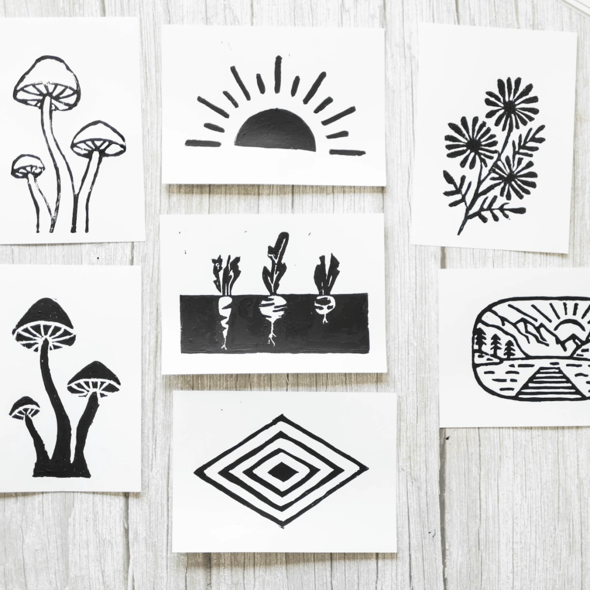 Linocut Printmaking Kit β Complete DIY Carving & Printing Set - Image 8