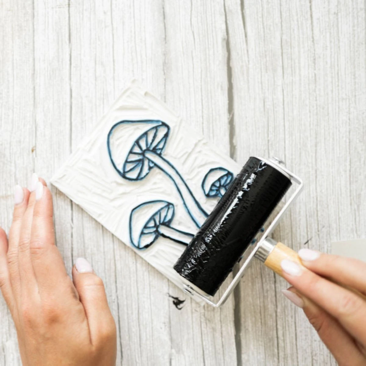 Linocut Printmaking Kit β Complete DIY Carving & Printing Set - Image 5