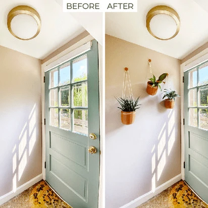 Loop Hanging Planter – Lavender (Self-Watering, Leak-Proof Design) - Image 4