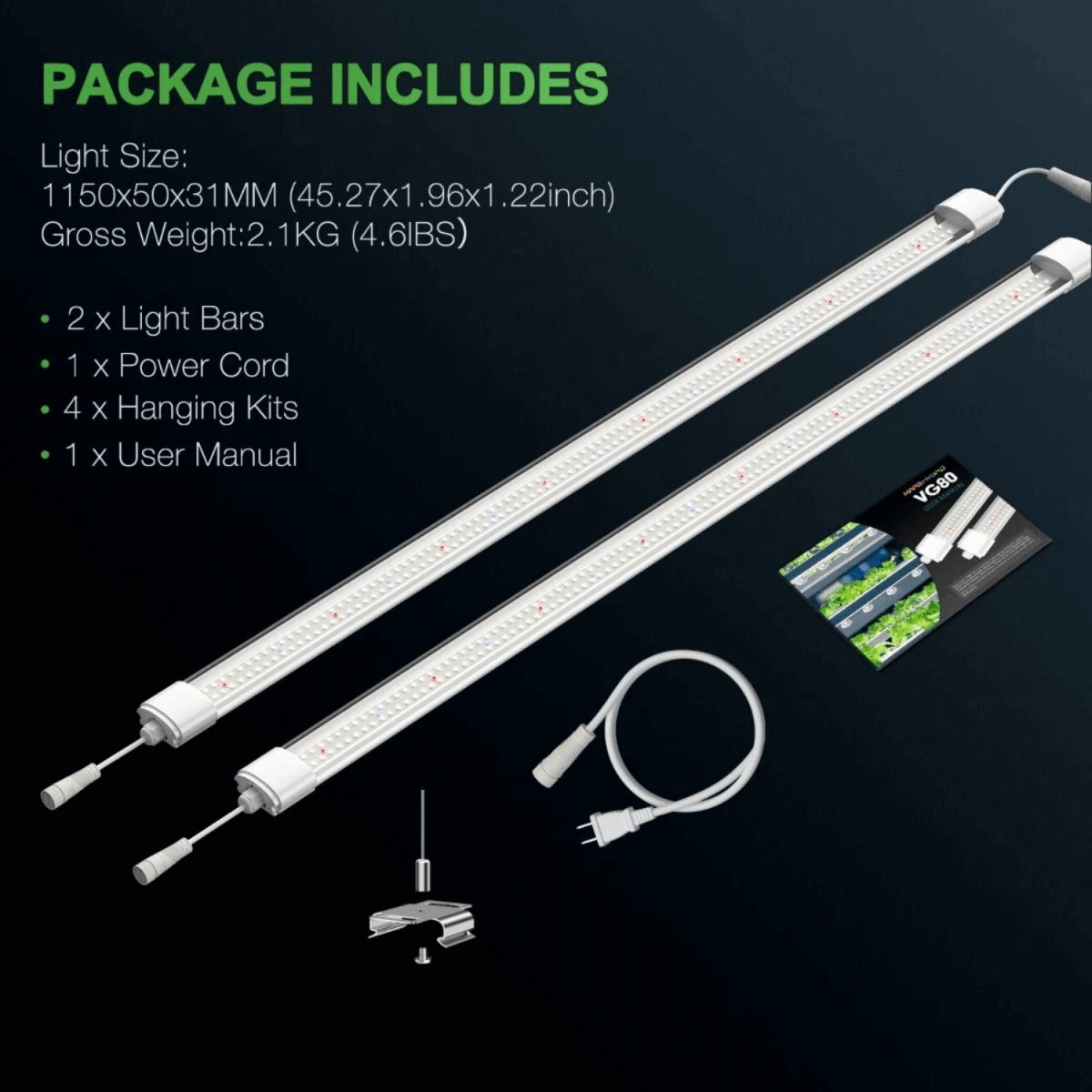 Mars Hydro VG80 80W LED Grow Light - Image 6