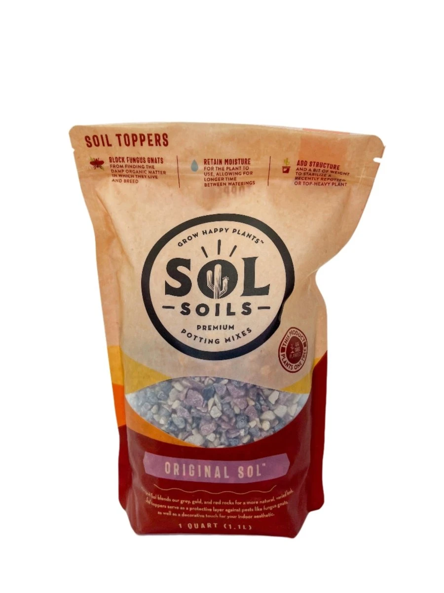 Original Sol Soil Topper – Decorative & Functional Rock Blend For Plants - Image 2
