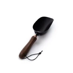Barebones Oversized Garden Scoop With Walnut Handle