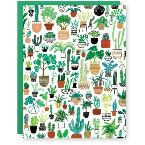 Plant Party Birthday Card