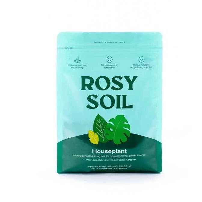 Rosy Soil Organic Indoor Potting Mix- Houseplant 4qt. - Image 4