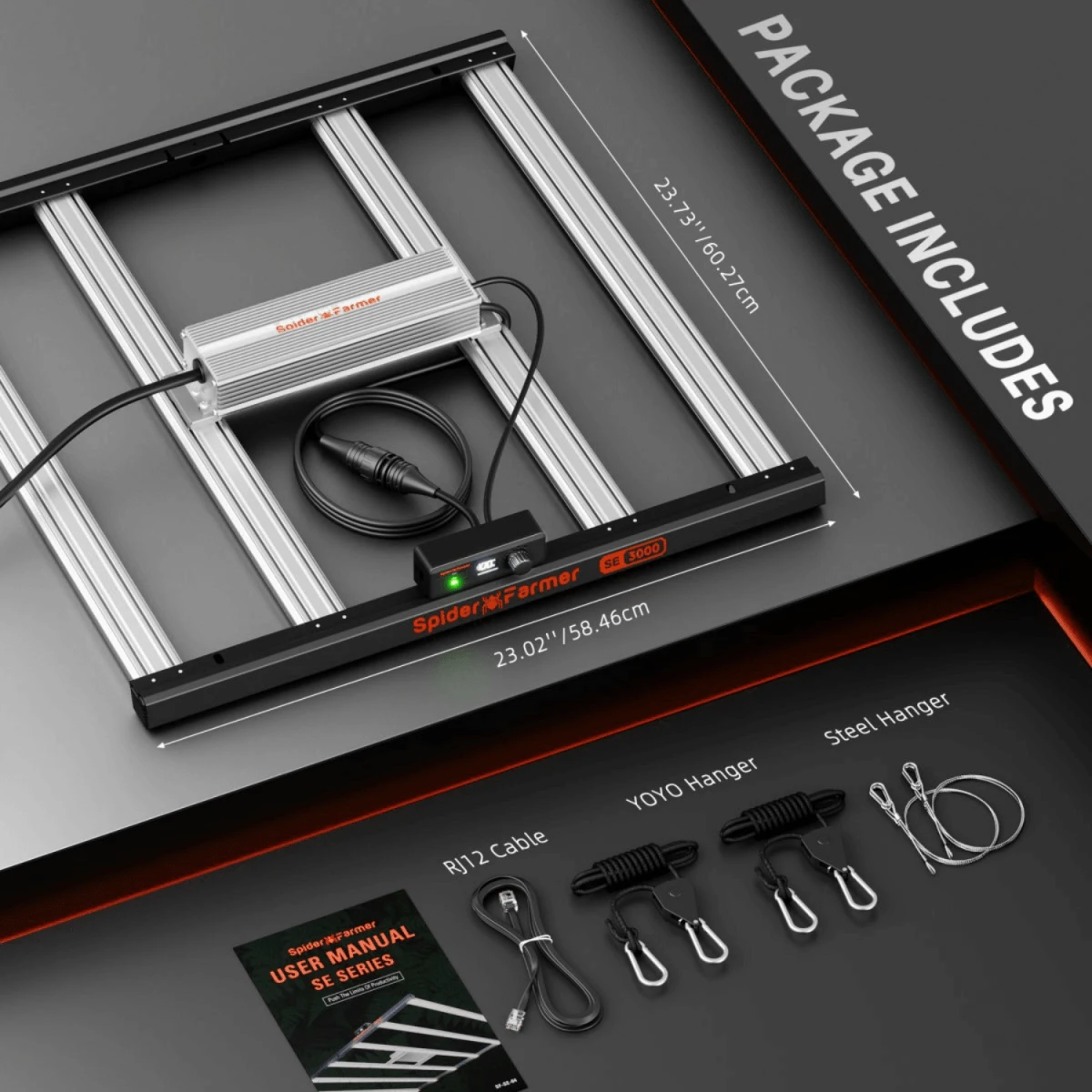 Spider Farmer SE3000 300W Full Spectrum LED Grow Light | Samsung Diodes - Image 7