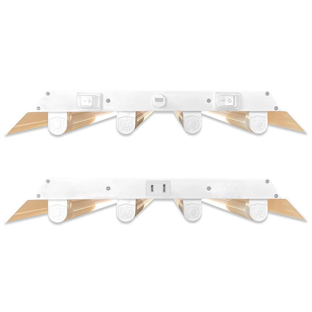 T5 HO 2.0 4FT 4 Lamp LED Mushroom Grow Light (216W Eqv.) – Blue Sun Spectrum - Image 3