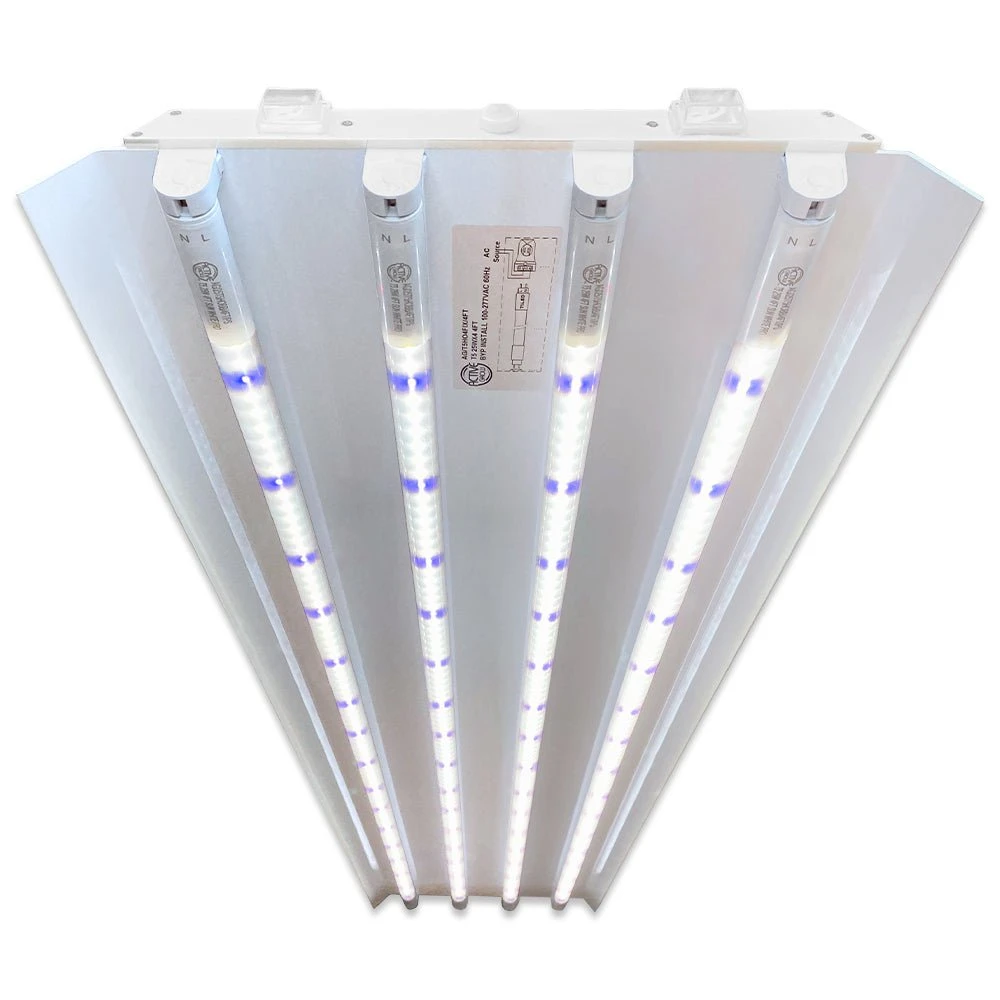 T5 HO 2.0 4FT 4 Lamp LED Mushroom Grow Light (216W Eqv.) – Blue Sun Spectrum - Image 5